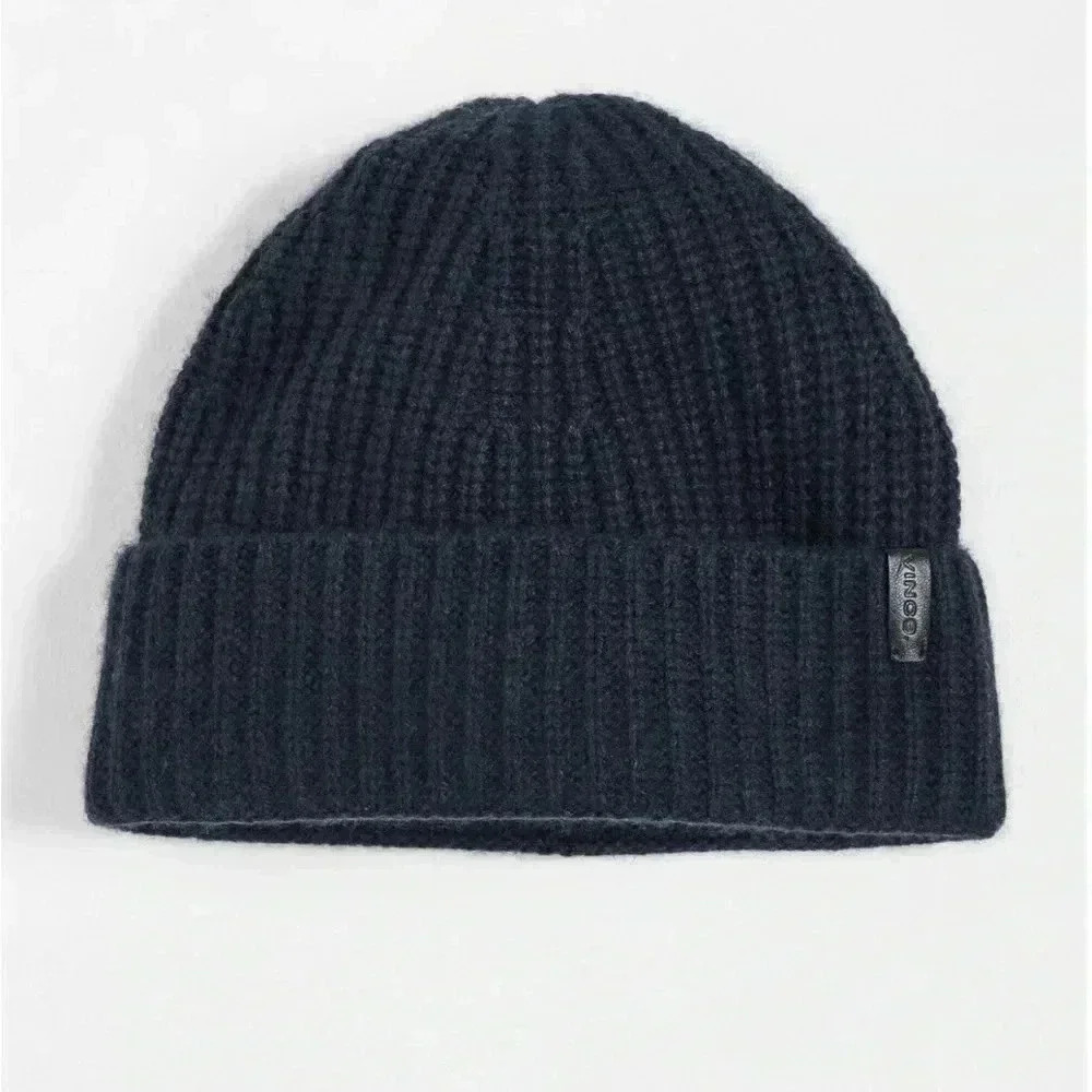 NWT VINCE Shaker Knit Beanie Blue